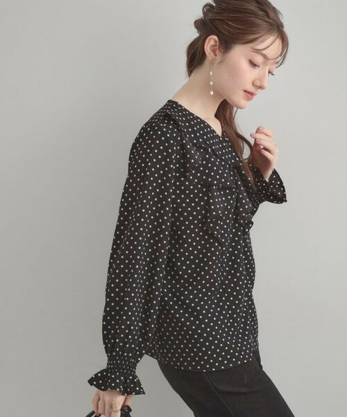 Couture Brooch / クチュールブローチ シャツ・ブラウス | 【大人可愛い・通勤】ラッフルフリルブラウス | 詳細30