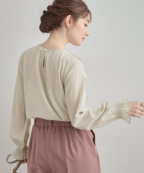 Couture Brooch / クチュールブローチ シャツ・ブラウス | 【大人可愛い・通勤】ラッフルフリルブラウス | 詳細6