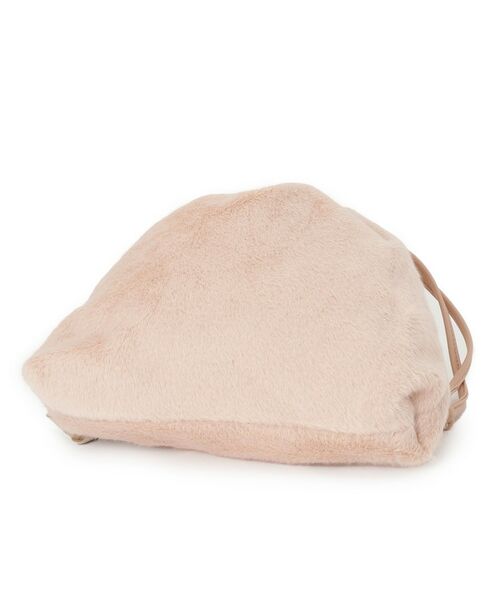 Couture Brooch / クチュールブローチ トートバッグ | ベロアリボンフェイクファートートバッグ | 詳細6