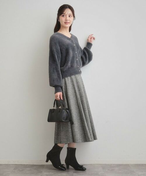 Couture Brooch / クチュールブローチ ブーツ(ショート丈) | ドッキングデザインリボンストレッチブーツ | 詳細7