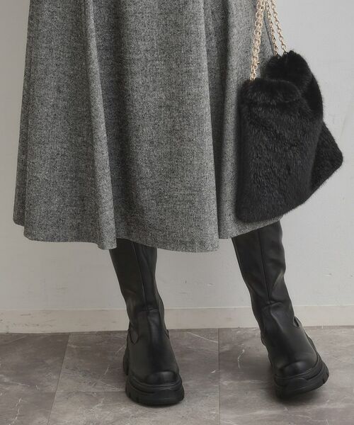 Couture Brooch / クチュールブローチ ブーツ（ショート丈） | ストレッチロングブーツ | 詳細7