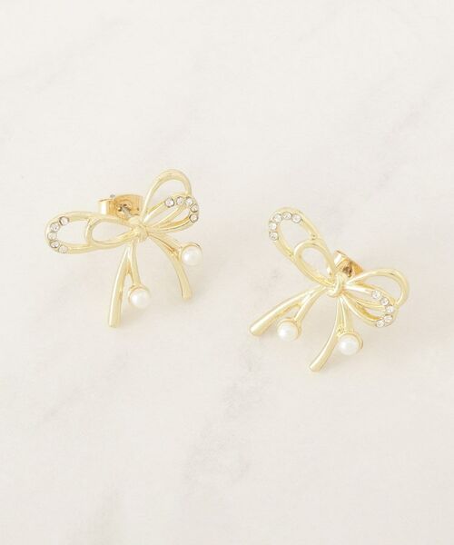 Couture Brooch / クチュールブローチ ピアス・イヤリング | リボンモチーフピアス | 詳細1