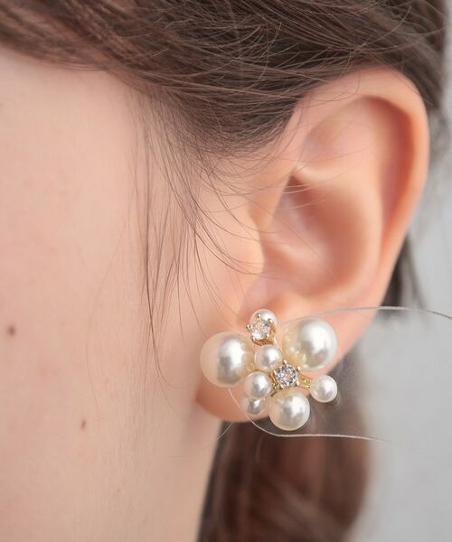 Couture Brooch / クチュールブローチ ピアス・イヤリング | パール調ビジューピアス | 詳細4