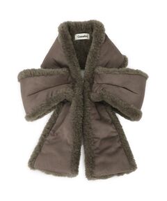 Couture Brooch / クチュールブローチ マフラー・ショール・スヌード・ストール | ムートン風リボンティペット