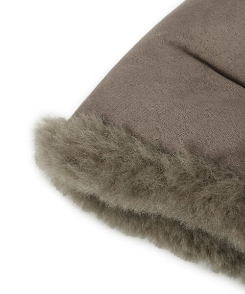 Couture Brooch / クチュールブローチ マフラー・ショール・スヌード・ストール | ムートン風リボンティペット | 詳細4