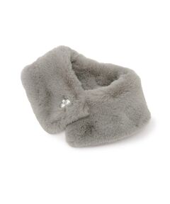 Couture Brooch / クチュールブローチ マフラー・ショール・スヌード・ストール | エコファービジューパール調ティペット