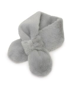 Couture Brooch / クチュールブローチ マフラー・ショール・スヌード・ストール | エコファーリボンループティペット