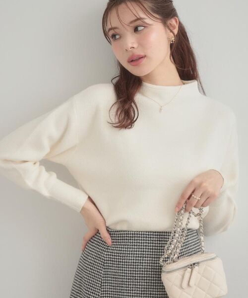 Couture Brooch / クチュールブローチ ニット・セーター | 【ゆるふわ・通勤】リッシュアンゴラ バックパール調ニット | 詳細12