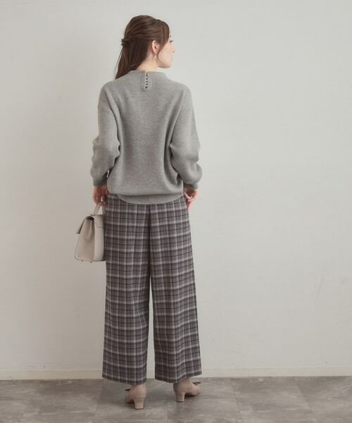 Couture Brooch / クチュールブローチ ニット・セーター | 【ゆるふわ・通勤】リッシュアンゴラ バックパール調ニット | 詳細15