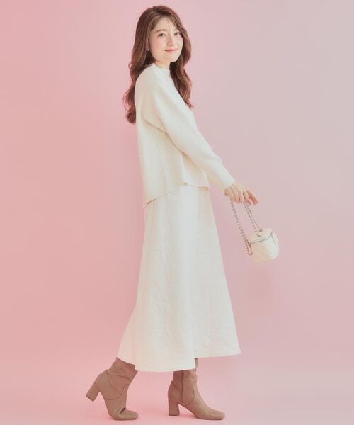 Couture Brooch / クチュールブローチ ニット・セーター | 【ゆるふわ・通勤】リッシュアンゴラ バックパール調ニット | 詳細2