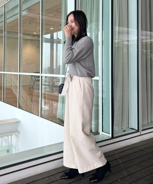 Couture Brooch / クチュールブローチ ニット・セーター | 【ゆるふわ・通勤】リッシュアンゴラ バックパール調ニット | 詳細24