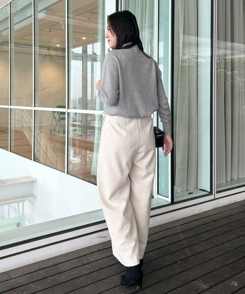 Couture Brooch / クチュールブローチ ニット・セーター | 【ゆるふわ・通勤】リッシュアンゴラ バックパール調ニット | 詳細25