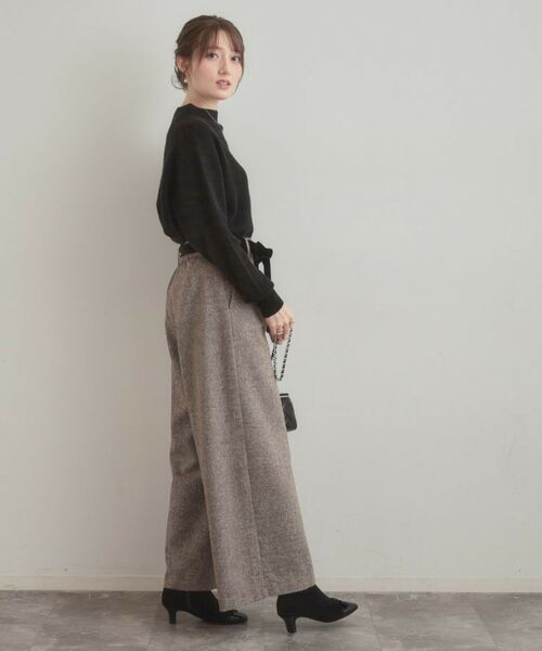 Couture Brooch / クチュールブローチ ニット・セーター | 【ゆるふわ・通勤】リッシュアンゴラ バックパール調ニット | 詳細28