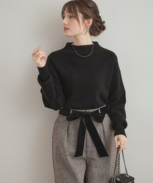 Couture Brooch / クチュールブローチ ニット・セーター | 【ゆるふわ・通勤】リッシュアンゴラ バックパール調ニット | 詳細30