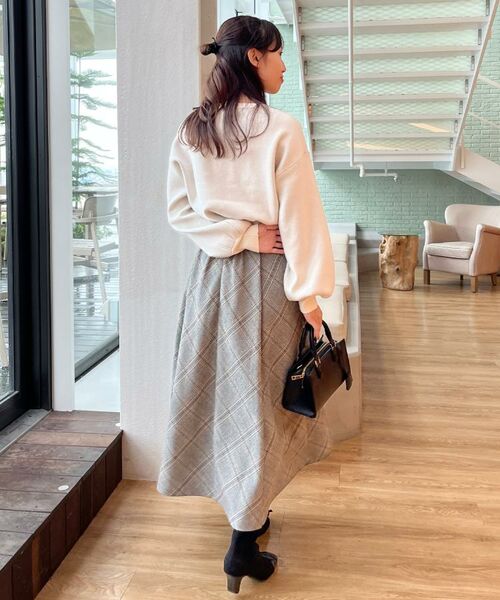 Couture Brooch / クチュールブローチ ニット・セーター | 【可愛く着映える・華やか】リボンジャカード ニットトップス | 詳細13