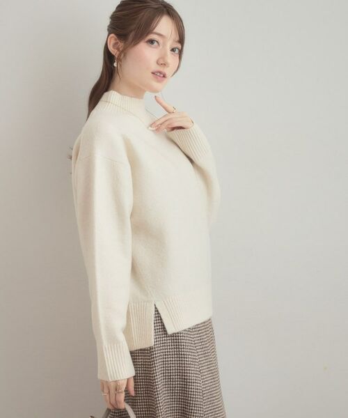 Couture Brooch / クチュールブローチ ニット・セーター | 【5色展開】やわらかヤクライクニット | 詳細5