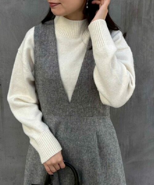 Couture Brooch / クチュールブローチ ニット・セーター | 【5色展開】やわらかヤクライクニット | 詳細9