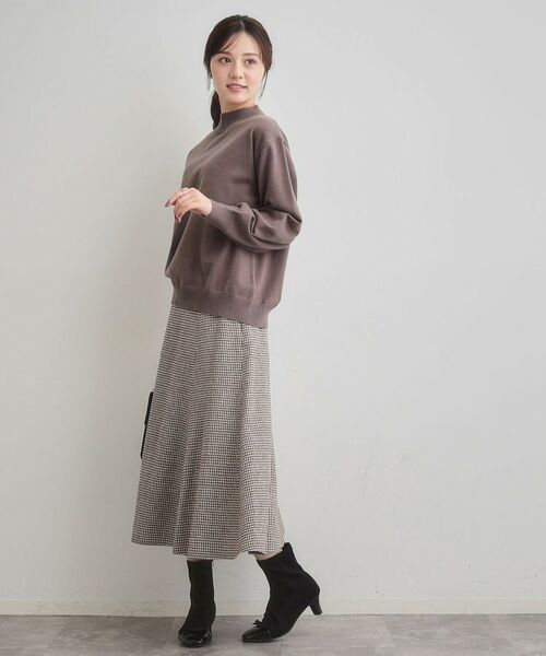 Couture Brooch / クチュールブローチ ニット・セーター | 【後ろ姿も着映える・通勤】バックレースアップ微起毛ニット | 詳細12