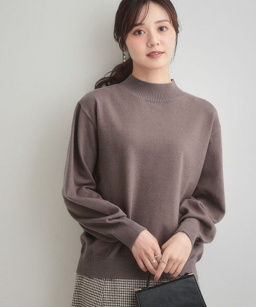 Couture Brooch / クチュールブローチ ニット・セーター | 【後ろ姿も着映える・通勤】バックレースアップ微起毛ニット | 詳細14