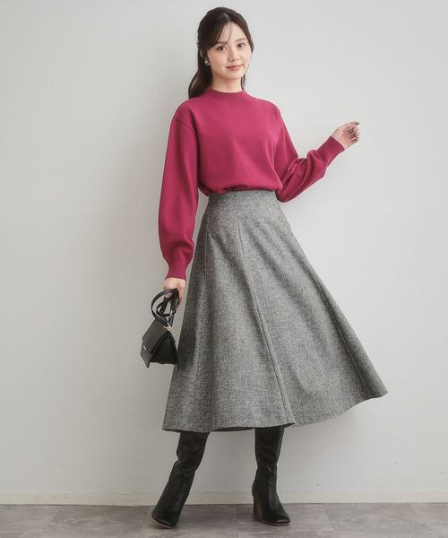 Couture Brooch / クチュールブローチ ニット・セーター | 【後ろ姿も着映える・通勤】バックレースアップ微起毛ニット | 詳細25