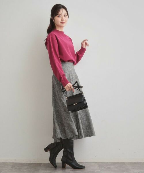 Couture Brooch / クチュールブローチ ニット・セーター | 【後ろ姿も着映える・通勤】バックレースアップ微起毛ニット | 詳細26