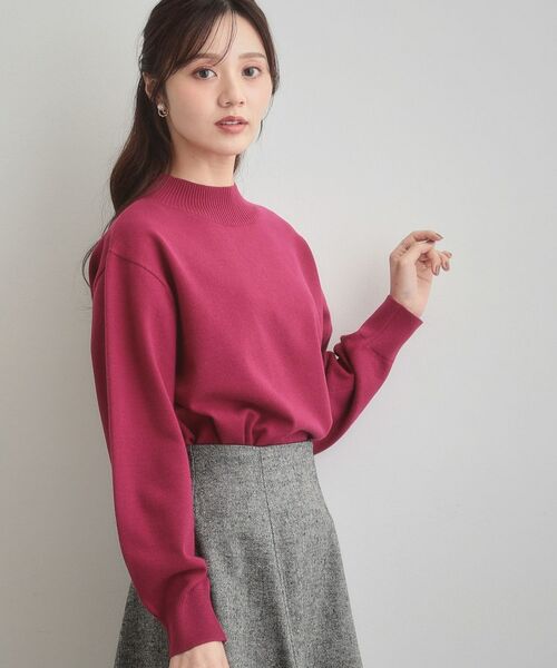 Couture Brooch / クチュールブローチ ニット・セーター | 【後ろ姿も着映える・通勤】バックレースアップ微起毛ニット | 詳細29