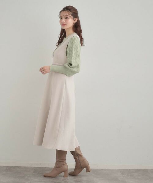 Couture Brooch / クチュールブローチ ニット・セーター | 【華やぎ・一枚で着映え】ケーブルパール調ニット | 詳細26