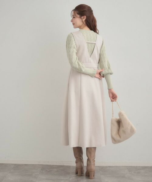 Couture Brooch / クチュールブローチ ニット・セーター | 【華やぎ・一枚で着映え】ケーブルパール調ニット | 詳細27