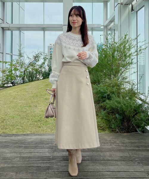 Couture Brooch / クチュールブローチ ニット・セーター | 【着映え】求心フェザーニット | 詳細11