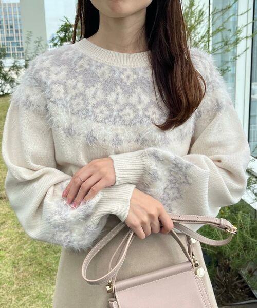 Couture Brooch / クチュールブローチ ニット・セーター | 【着映え】求心フェザーニット | 詳細14