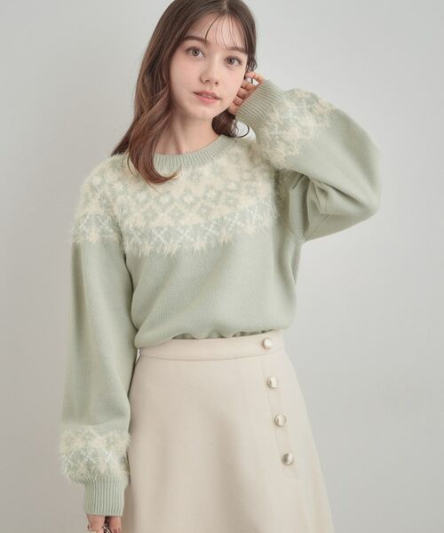 Couture Brooch / クチュールブローチ ニット・セーター | 【着映え】求心フェザーニット | 詳細18