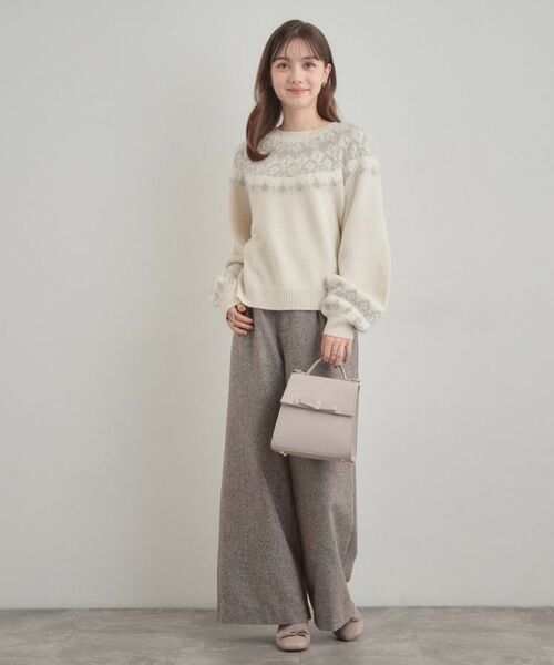 Couture Brooch / クチュールブローチ ニット・セーター | 【着映え】求心フェザーニット | 詳細2