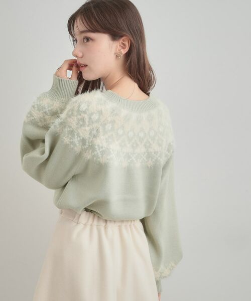 Couture Brooch / クチュールブローチ ニット・セーター | 【着映え】求心フェザーニット | 詳細20