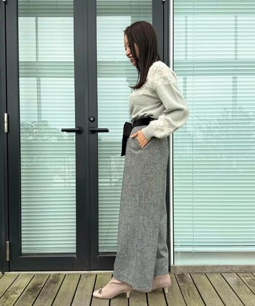 Couture Brooch / クチュールブローチ ニット・セーター | 【着映え】求心フェザーニット | 詳細22