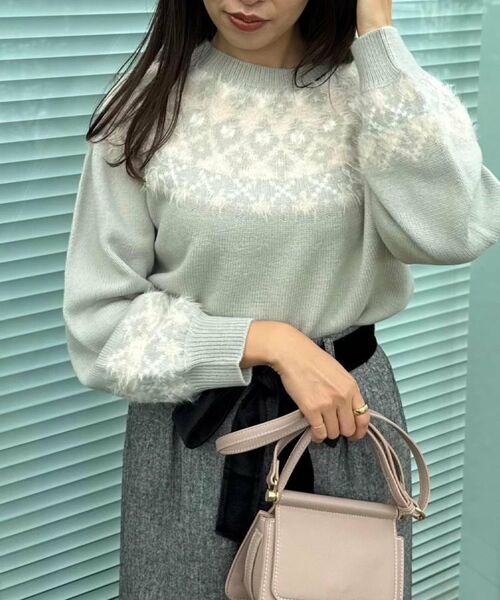 Couture Brooch / クチュールブローチ ニット・セーター | 【着映え】求心フェザーニット | 詳細24