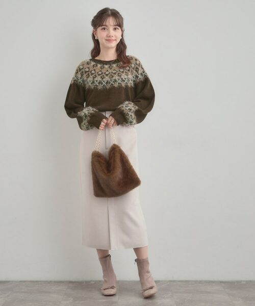 Couture Brooch / クチュールブローチ ニット・セーター | 【着映え】求心フェザーニット | 詳細25