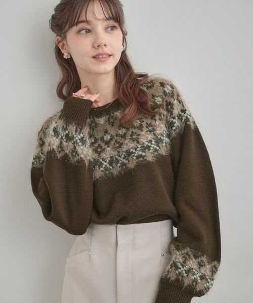 Couture Brooch / クチュールブローチ ニット・セーター | 【着映え】求心フェザーニット | 詳細28