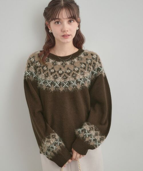 Couture Brooch / クチュールブローチ ニット・セーター | 【着映え】求心フェザーニット | 詳細29