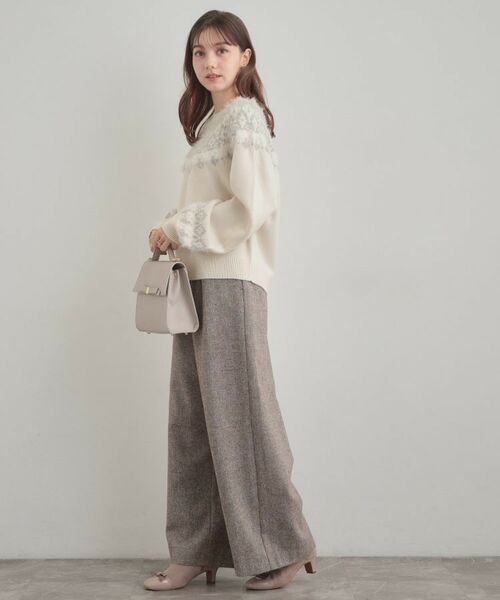 Couture Brooch / クチュールブローチ ニット・セーター | 【着映え】求心フェザーニット | 詳細3