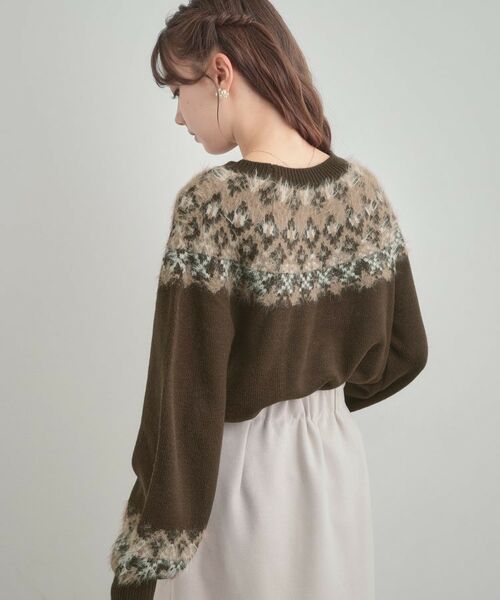 Couture Brooch / クチュールブローチ ニット・セーター | 【着映え】求心フェザーニット | 詳細30