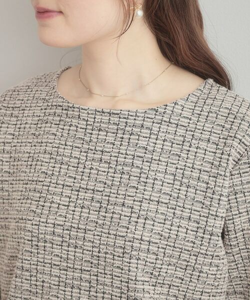 Couture Brooch / クチュールブローチ カットソー | カットツイード裾フリルプルオーバー | 詳細18