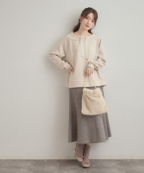 Couture Brooch / クチュールブローチ カットソー | スエードダンボールプルオーバー | 詳細4