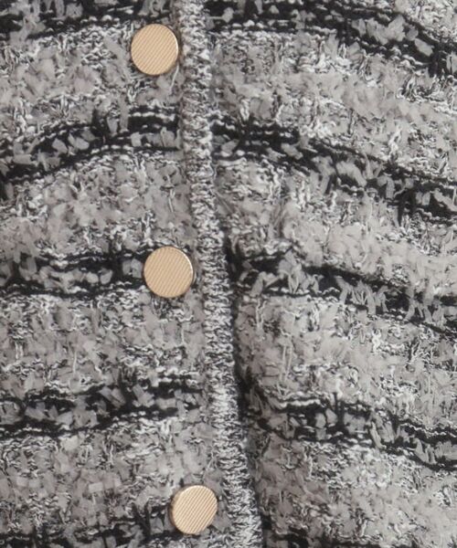 Couture Brooch / クチュールブローチ カーディガン・ボレロ | ツイード編みカーディガン | 詳細7