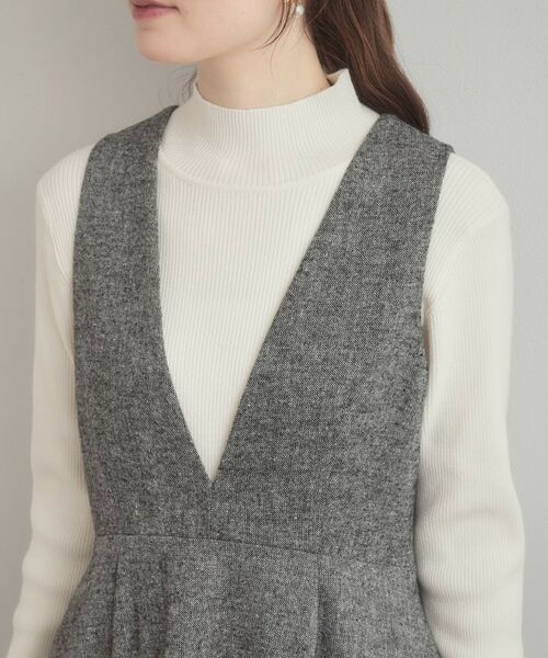 Couture Brooch / クチュールブローチ ロング・マキシ丈ワンピース | 【通勤・大人上品】ラメツイード ジャンパースカート | 詳細28