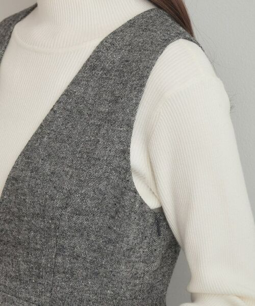 Couture Brooch / クチュールブローチ ロング・マキシ丈ワンピース | 【通勤・大人上品】ラメツイード ジャンパースカート | 詳細29