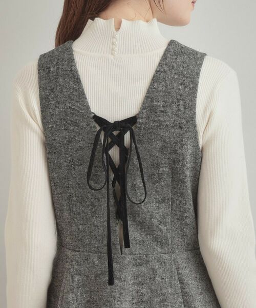 Couture Brooch / クチュールブローチ ロング・マキシ丈ワンピース | 【通勤・大人上品】ラメツイード ジャンパースカート | 詳細30