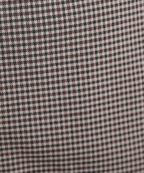 Couture Brooch / クチュールブローチ ショート・ハーフ・半端丈パンツ | 【通勤・美脚見え・あったか】裏起毛パール調スカラ裾デザインパンツ | 詳細22