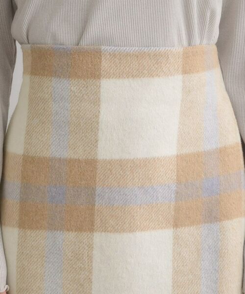 Couture Brooch / クチュールブローチ スカート | 起毛チェックIラインスカート | 詳細18
