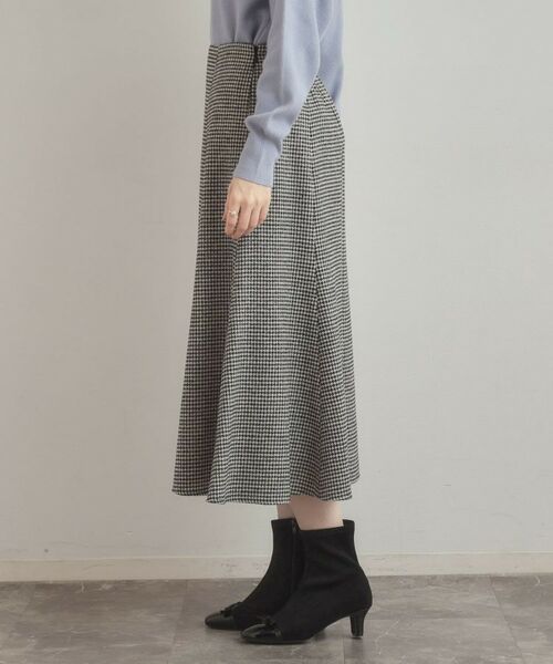 Couture Brooch / クチュールブローチ スカート | 【クラシカル・パッと目を惹く】ラメ千鳥 マーメイド フレアスカート | 詳細30