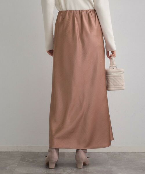 Couture Brooch / クチュールブローチ ロング・マキシ丈スカート | シルキーヘビーサテンスカート | 詳細17